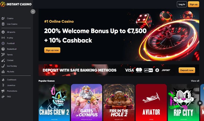 Découvrez l'instant casino en ligne : Connexion rapide et sécurité totale